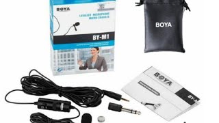 BOYA BY-M1 LAVALIER MICROPHONE ORIGINAL UNBOXING | FOR SMARTPHONE DSLR CAMERA 💥💥💥