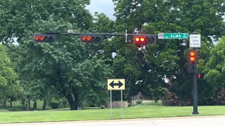 Double Red Arrow & Red Ball Turn Signals (Standard Cycle)