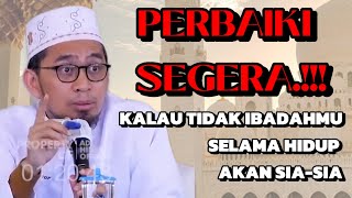 JANGAN SAMPAI MENYESAL‼️ Perbuatan yang akan menyia nyiakan hidup anda ustadz adi hidayat #terbaru