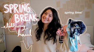 spring break *try-on* clothing haul 2023! | princess polly, free people, cotton on & more!!