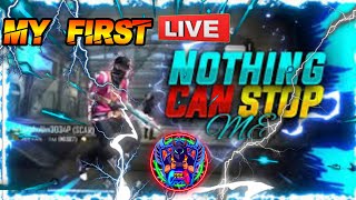 #freeFire #JaiGaming My First Live || Free Fire