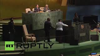 UN: "We are not gays" - Mugabe shocks the UN General Assembly