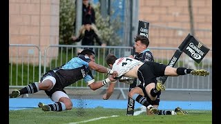 Kayle van Zyl - Rugby Highlights  - Rugby Zebre v Cardiff Blues Highlights - Try Time!