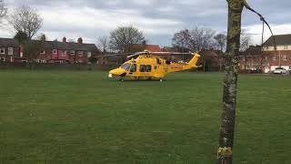 Air Ambulance AgustaWestland AW169 G-LNAC Bridlington 23/2/21