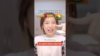 Buat Makanan Upin & Ipin || Es ABCD Uncle Muthu -Tik Tok Kak Angellica