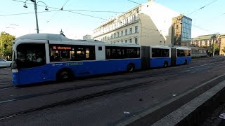 Triple articulated bus in Goteborg (Gothenburg), Sweden