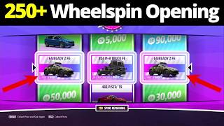 Opening 250 SUPER WHEELSPINS In Forza Horizon 5!