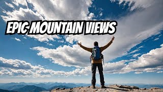 Mountain summit: breathtaking panoramic sights