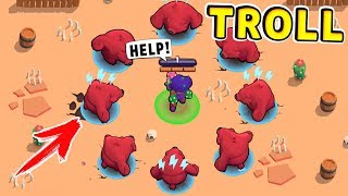 Медведь ТРОЛЛЬ vs НУБ !! Смешные Моменты Brawl Stars #37