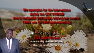 2023-1029PM - Brother Samuel Munorevesa - The Revelation Of The Bride