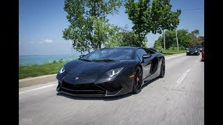 Cars and Coffee - Windsor Exotic Car Club - Lamborghini Aventador SV