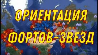 Ориентация фортов-звезд.