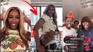 Moment Tiwa Savage Opens Her Nyash And Goes N@k£Ð To Show Peller Her Nyash Tattoo Live On TikTok