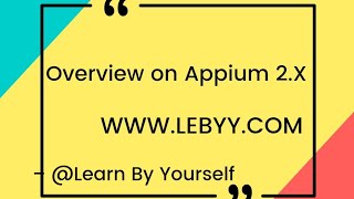 Appium 2 Configuration | Appium 2 Android & iOS | Appium 2.x Full course for beginners