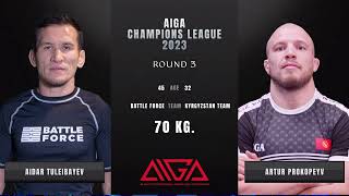 - 70 kg Aidar Tuleibaev Battle Force vs Artur Prokopev KNT