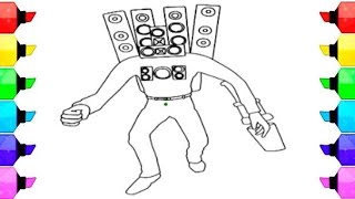 TITAN SPEAKERMAN / Coloring Pages / How to Color