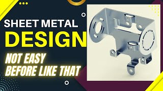 CAD-CAM TUTORIAL| Sheet Metal Part Design Tutorial | Advance Design Guide Line for Manufacturing