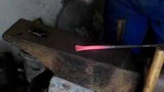 Blacksmithing with friend - part 1