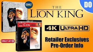 Lion King 4K Ultra HD Blu-ray Pre-Order Info | Best Buy SteelBook & Target Exclusive