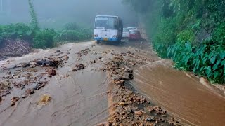 Ksrtc bus sank in heavy rain 2021/കനത്ത മഴയിൽ Ksrtc ബസ് മുങ്ങി പോയപ്പോൾ