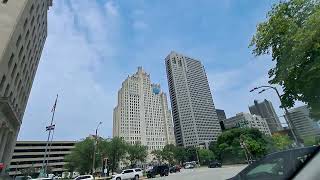 Driving in St Louis, Missouri, USA, May 2024.