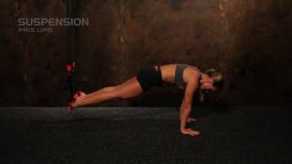 Suspended Push up with Pike | Suspension Training Exercises