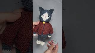 손뜨개인형 고양이친구1 ㅣCrochet doll amigurumi #shorts