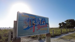 Hot Winter Walk at Siesta Key Beach | Sarasota, FL ❖ 4K  60fps ❖