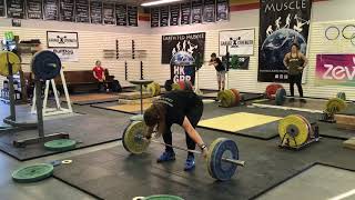 Juliana Riotto (-75kg) Garage Strength | 85kg (187lbs) Korean Snatch Double