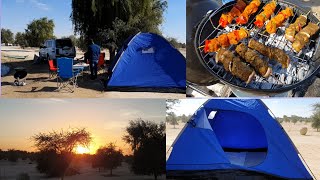 Winter Camping And BBQ in Al Qudra Lake Amazing place to enjoy cold weather with family