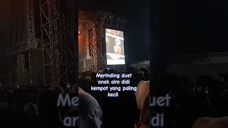 Duet anak bungsunya alm Didi kempot di konser tribute Didi kempot #shortvideo #konser #didikempot