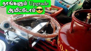 New lorry cooking gas stove and small cylinder goods vandi kumaru lorry vlog truck vlog