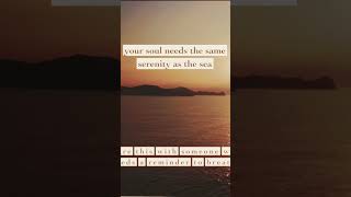 How To Be Calm Like The Sea ? #newmusic #music #sea #relaxingmusic #shorts #shortsfeed #short