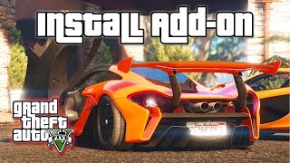 How to Install "McLaren P1gtr" Add-On Car Mod in GTA 5