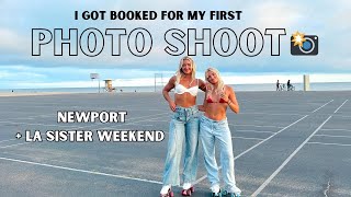 Come with my to my first photo shoot... Newport + Visiting Alli in LA