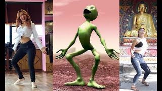 Nepalese hot Girls Vs Alien Dance - Dame tu Cosita Challenge 2018 | Aashma Biswokarma