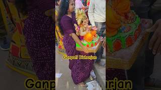 Ganpti bappa moriya #ganpatibappamorya #viralshorts #ganpativisarjan #shortsfeed #shorts  #youtube