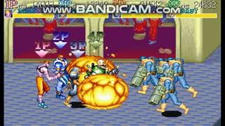 Captain Commando (Arcade) Longplay: 4 players gameplay