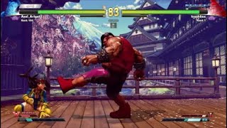 SF5 AE: Trashbox (Birdie) vs Axel (Cammy)