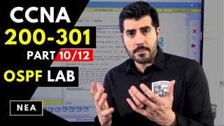 Cisco CCNA 200-301 OSPF LAB setup and configuration PART 10 /12