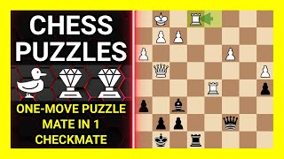 Chess Puzzles to Practice. Themes: One-move puzzle, Mate in 1, Checkmate. Learn Chess