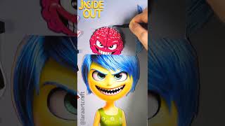 Joy Turns Scary Friends into Fun Ones! #artandcraft #insideout #funny