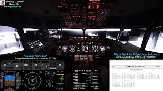 KRDU-KLGA | SayIntentions AI | X-Plane 12 | Zibo mod | Flightdeck Solutions | Home Cockpit 737-800