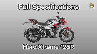 Hero Xtreme 125R | Specification