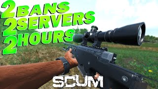 SCUM PVP Compilation #38 | 2 Bans, 2 Servers, 2 Hours