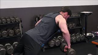 Pronated Incline Dumbbell Row | Upper Back Training