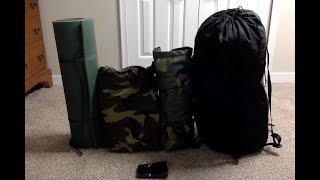 Army issue sleep gear