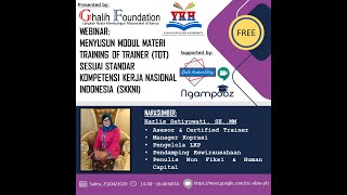 WEBINAR MENYUSUN MODUL MATERI TOT SESUAI SKKNI