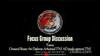 Focus Group Discussion Arhanud 2022