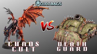 Chaos Cult vs Death Guard |  Competitive | Warhammer 40k Battle Report